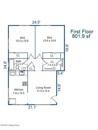 Image 2 - 400 North Clark Boulevard, Clarksville, IN 47129, USA - Apartment for rent