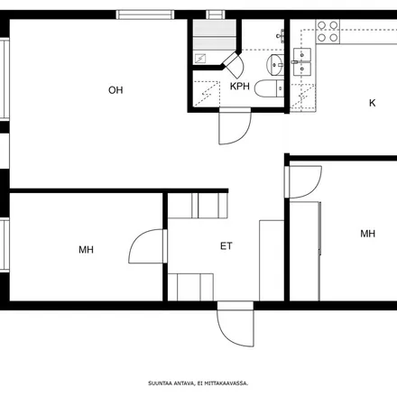 Rent this 1 bed apartment on Jakomäenkuja 1 in 00770 Helsinki, Finland