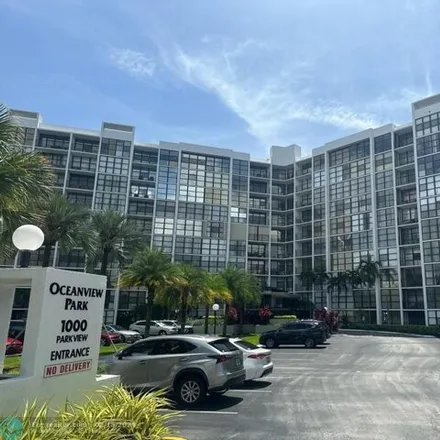 Buy this 1 bed condo on 1000 Parkview Drive in Hallandale Beach, FL 33009