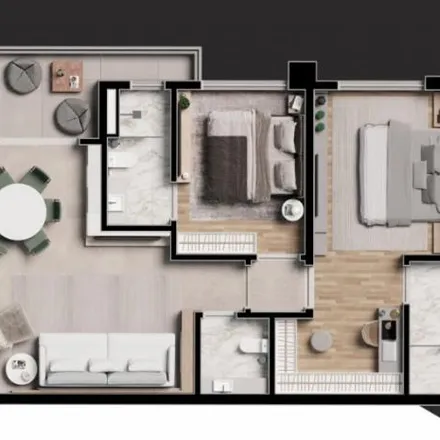 Buy this 2 bed apartment on Avenida Iguaçu 3745 in Seminário, Curitiba - PR