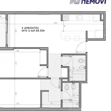 Buy this 2 bed apartment on Calderón de la Barca 3054 in Villa Devoto, C1419 IAB Buenos Aires