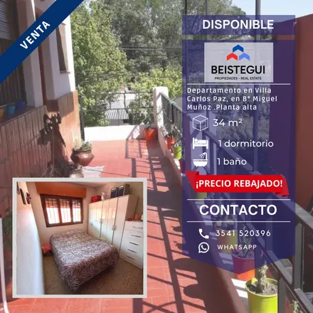 Buy this 1 bed condo on Avenida La Plata 500 in Departamento Punilla, 5152 Villa Carlos Paz