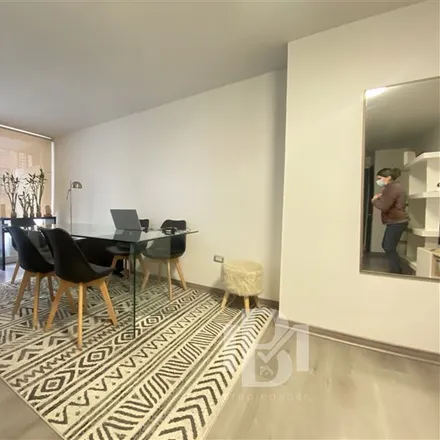 Rent this 2 bed apartment on Martín Alonso Pinzón 5400 in 758 0386 Provincia de Santiago, Chile
