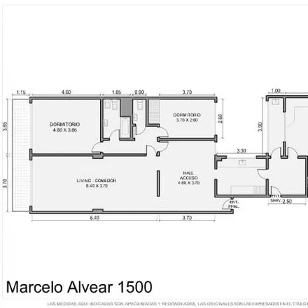 Buy this 3 bed apartment on Marcelo T. de Alvear 1486 in Recoleta, C1060 ABD Buenos Aires
