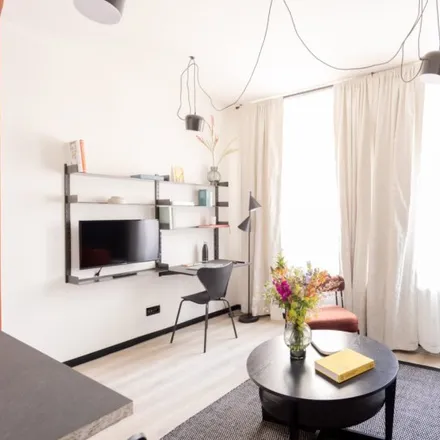 Rent this studio apartment on Quai aux Barques - Schuitenkaai 6 in 1000 Brussels, Belgium