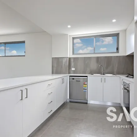 Rent this 3 bed apartment on Burwood Rd after Canterbury Rd in Burwood Road, Belmore NSW 2192