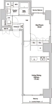 Image 2 - 榊原ビル, 9 Daiichi Keihin, Shiba 1-chome, Minato, 108-0014, Japan - Apartment for rent