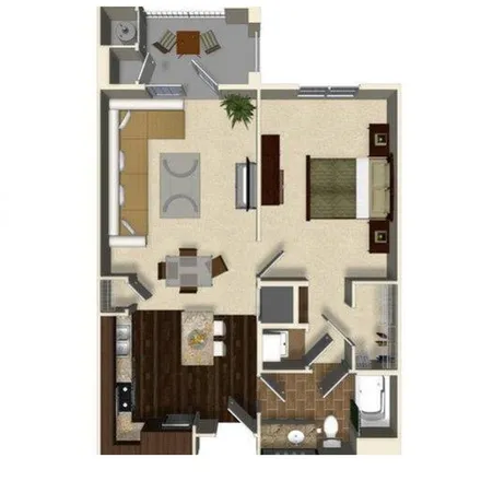 Rent this 1 bed apartment on Verdant in 3700 Casa Verde Street, San Jose