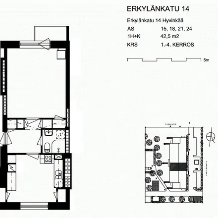 Image 2 - Puskintie, 05800 Hyvinkää, Finland - Apartment for rent