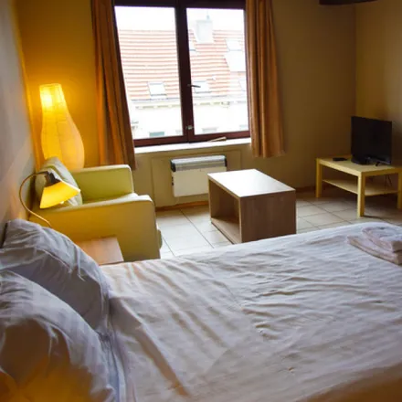 Rent this 1 bed apartment on De Pretstraat 11 in 2060 Antwerp, Belgium