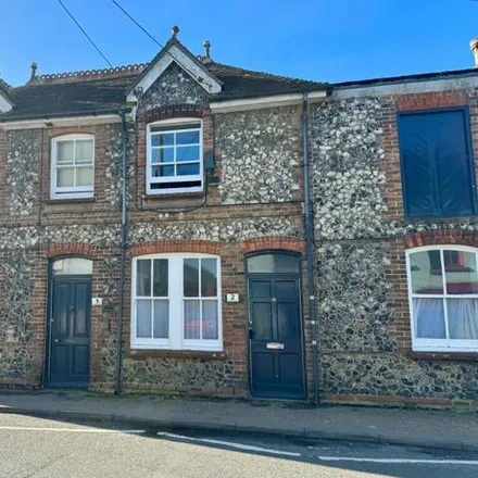 Rent this 2 bed townhouse on Upper Beeding Pharmacy in High Street, Upper Beeding