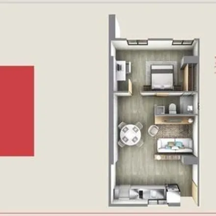 Buy this 1 bed apartment on Calle Diego de Montemayor 1117A in Centro, 64000 Monterrey