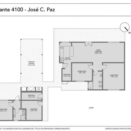Buy this 3 bed house on unnamed road in Partido de José C. Paz, 1669 José C. Paz