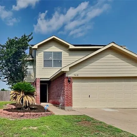 Rent this 3 bed house on 7419 River Pines Dr in Cypress, Texas