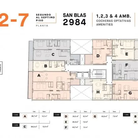 Buy this 2 bed apartment on San Blas 2973 in Villa Santa Rita, C1416 DZK Buenos Aires