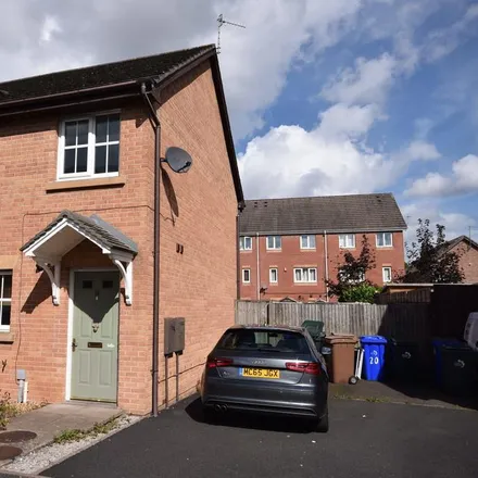Rent this 2 bed townhouse on Steeple Way in Stoke, ST4 5BX