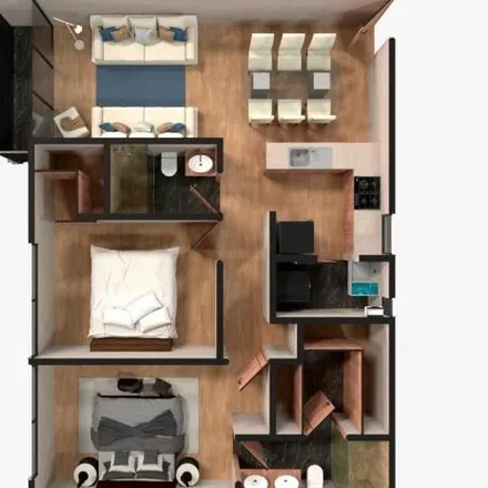 Buy this 2 bed apartment on Universidad del Valle de México campus San Rafael in Calle Sadi Carnot, Cuauhtémoc