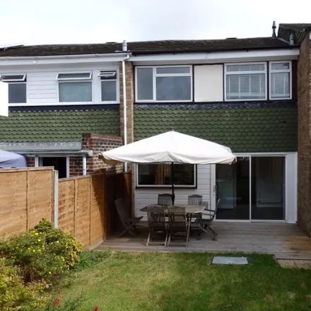 Rent this 3 bed townhouse on Hascombe Court in Dunsfold Close, Gossops Green