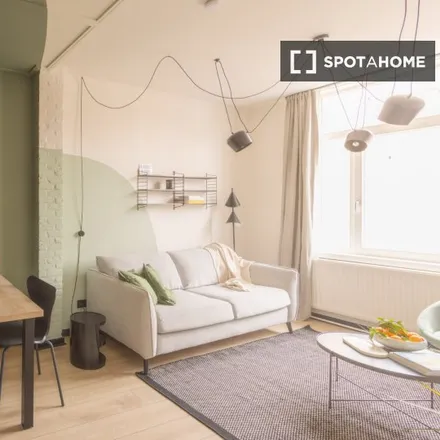 Rent this studio apartment on Rue du Beffroi - Belfortstraat 25 in 1000 Brussels, Belgium
