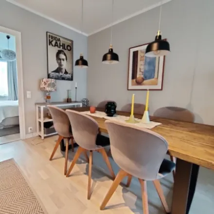 Rent this 2 bed condo on Zoro Kolgrill in Hammarby Allé, 120 61 Stockholm