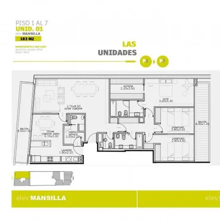 Buy this 3 bed apartment on General Lucio Norberto Mansilla 3656 in Palermo, C1425 DEP Buenos Aires