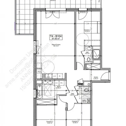 Rent this 4 bed apartment on Chez Fichard in 74100 Étrembières, France