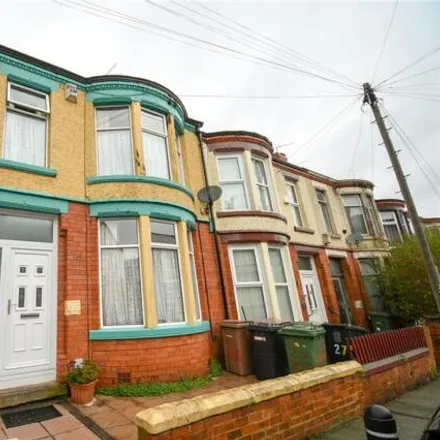 Buy this 3 bed townhouse on 25 Woodsorrel Road in Birkenhead, CH41 0DN