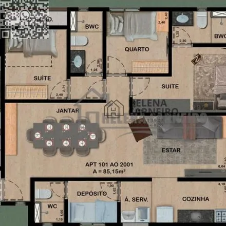 Buy this 3 bed apartment on Rua Amaro Coutinho 379 in Encruzilhada, Recife -