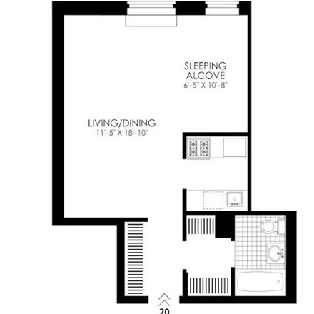 Image 4 - 410 West 53rd Street, New York, NY 10019, USA - Apartment for rent
