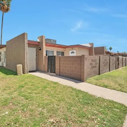 Buy this 2 bed townhouse on 601 N May Apt 18 in Mesa, Arizona