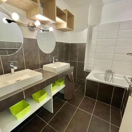 Rent this 3 bed apartment on 2 Montée des Grimonds in 06700 Saint-Laurent-du-Var, France