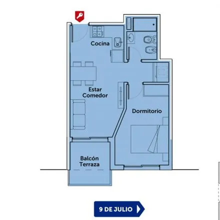 Buy this 1 bed apartment on EETP N 294 in 9 de Julio, Rosario Centro