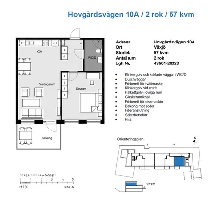 Rent this 2 bed apartment on Hovgårdsfåren in D 907, Strängnäs kommun