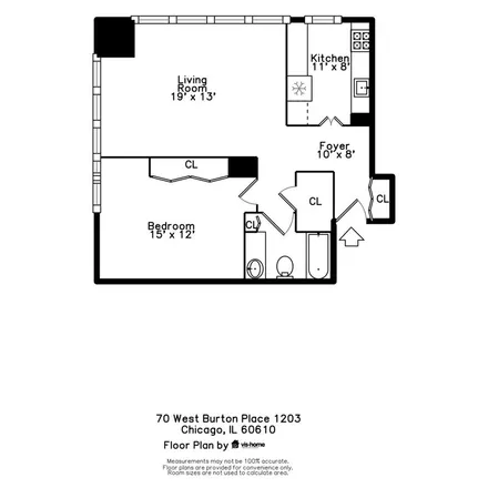 Image 2 - Faulkner House, 70 West Burton Place, Chicago, IL 60610, USA - Apartment for rent
