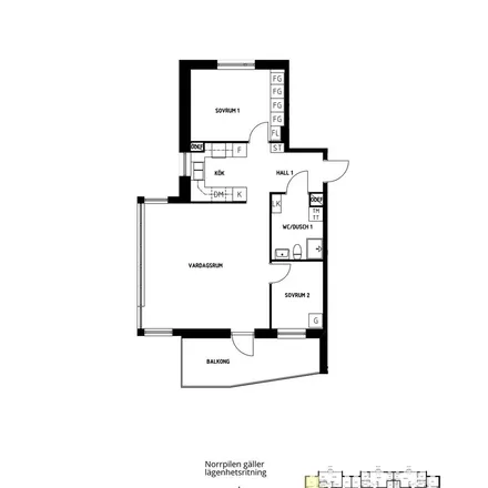 Rent this 3 bed apartment on Södra vägen 7s in 223 58 Lund, Sweden