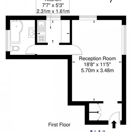 Rent this 1 bed apartment on St Vincent De Paul Catholic Primary School in Morpeth Terrace, London