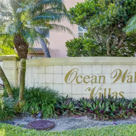 Buy this 2 bed townhouse on 2039 Oceanwalk Terrace in Lauderdale-by-the-Sea, Broward County