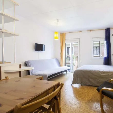 Rent this 1 bed apartment on Plaça de la Vila de Madrid in 08001 Barcelona, Spain