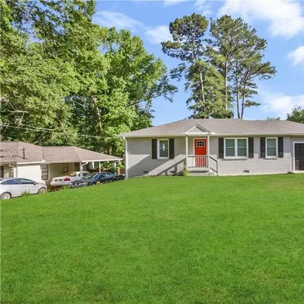 Rent this 4 bed house on 2539 Habersham Drive in Candler-McAfee, GA 30032