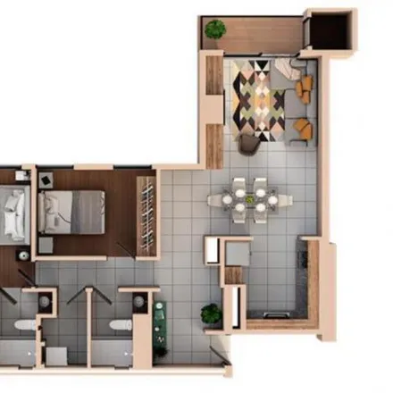 Buy this 2 bed apartment on Calle Francisco Villa in Colonia La Banda, 66190 Santa Catarina