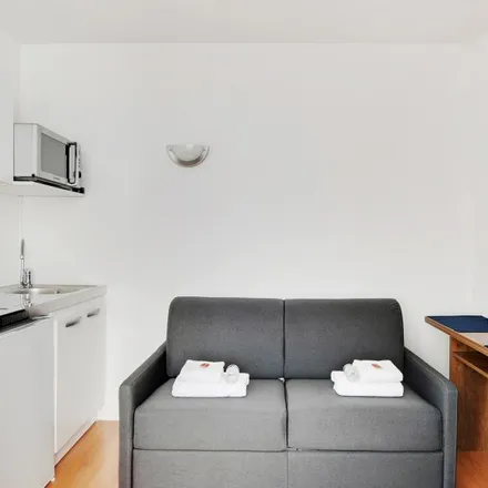 Rent this studio apartment on 55 Rue Olivier de Serres in 75015 Paris, France