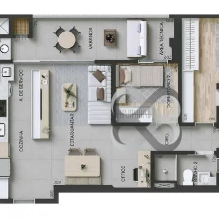 Buy this 3 bed apartment on Faculdade de teologia Sul Americana in Rua Ulrico Zunglio, Palhano