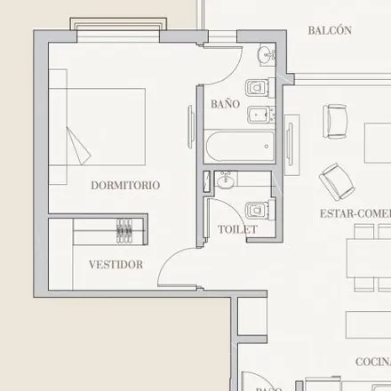 Buy this 1 bed apartment on Fray Justo Santa María de Oro 2467 in Palermo, C1425 BHT Buenos Aires