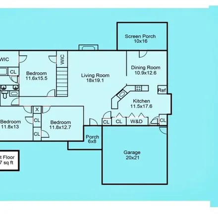 Image 2 - 7 Prentiss Place, Durham, NC 27707, USA - House for rent