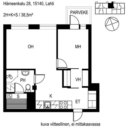 Image 2 - Hämeenkatu 28, 15110 Lahti, Finland - Apartment for rent