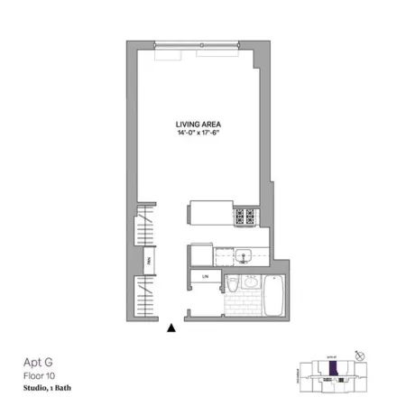 Image 2 - 351 East 35th Street, New York, NY 10158, USA - Apartment for rent