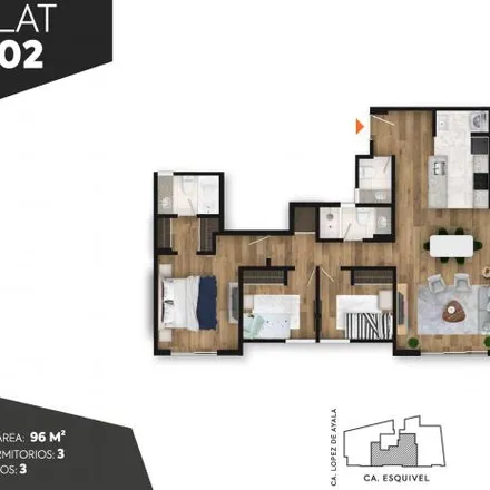 Buy this 3 bed apartment on Esquivel in San Borja, Lima Metropolitan Area 15041