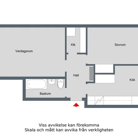 Rent this 2 bed apartment on Östermalmsvägen in 612 40 Finspång, Sweden