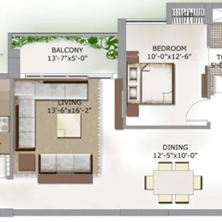 Rent this 3 bed apartment on unnamed road in Gautam Buddha Nagar, Dadri - 201303
