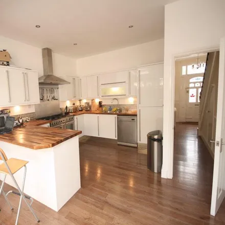 Rent this 4 bed townhouse on 31 Hillbury Road in London, SW12 9HJ